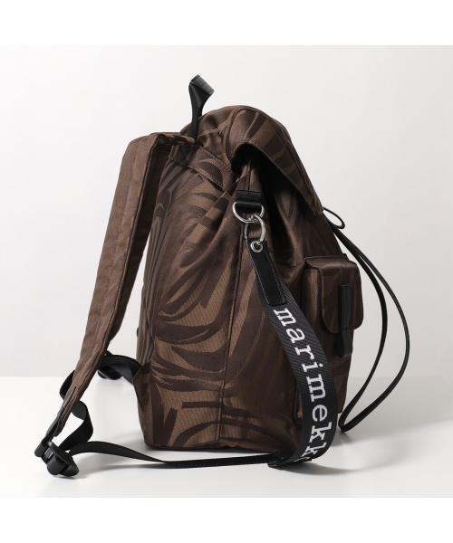 マリメッコ marimekko marimekko リュック Everything Backpack Jokuraita L 094604 (880/ブラウン) 880/ブラウン