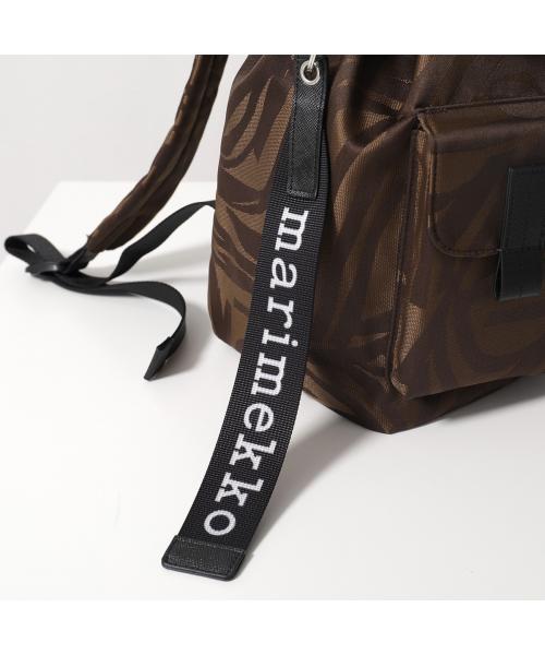 マリメッコ marimekko marimekko リュック Everything Backpack Jokuraita L 094604 (880/ブラウン) 880/ブラウン