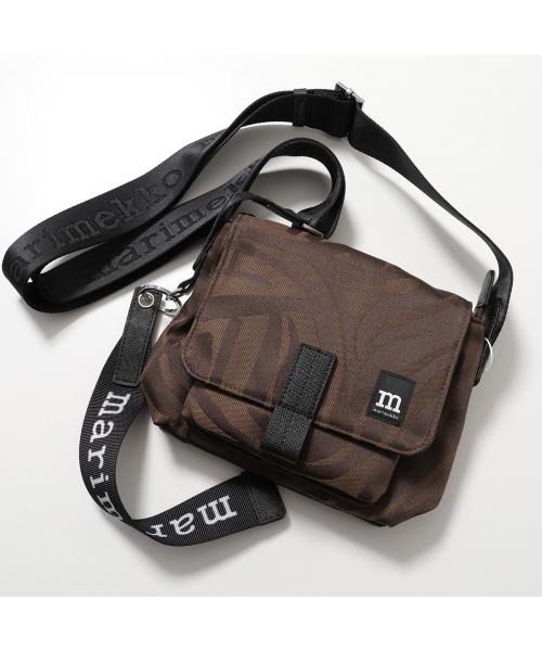 マリメッコ marimekko marimekko ショルダーバッグ Mini Messenger Jokuraita 094608 (880/ブラウン他) 880/ブラウン他
