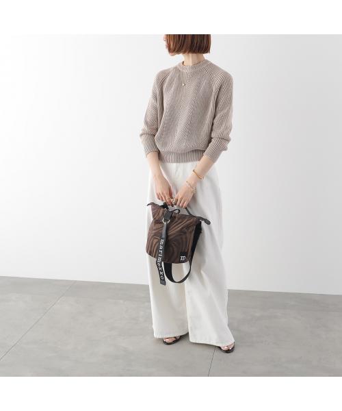 マリメッコ marimekko marimekko ショルダーバッグ Carry All Jokuraita 094611 (880/ブラウン他) 880/ブラウン他