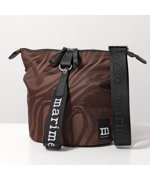 マリメッコ marimekko marimekko ショルダーバッグ Carry All Jokuraita 094611 (880/ブラウン他) 880/ブラウン他