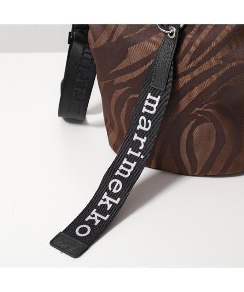マリメッコ marimekko marimekko ショルダーバッグ Carry All Jokuraita 094611 (880/ブラウン他) 880/ブラウン他