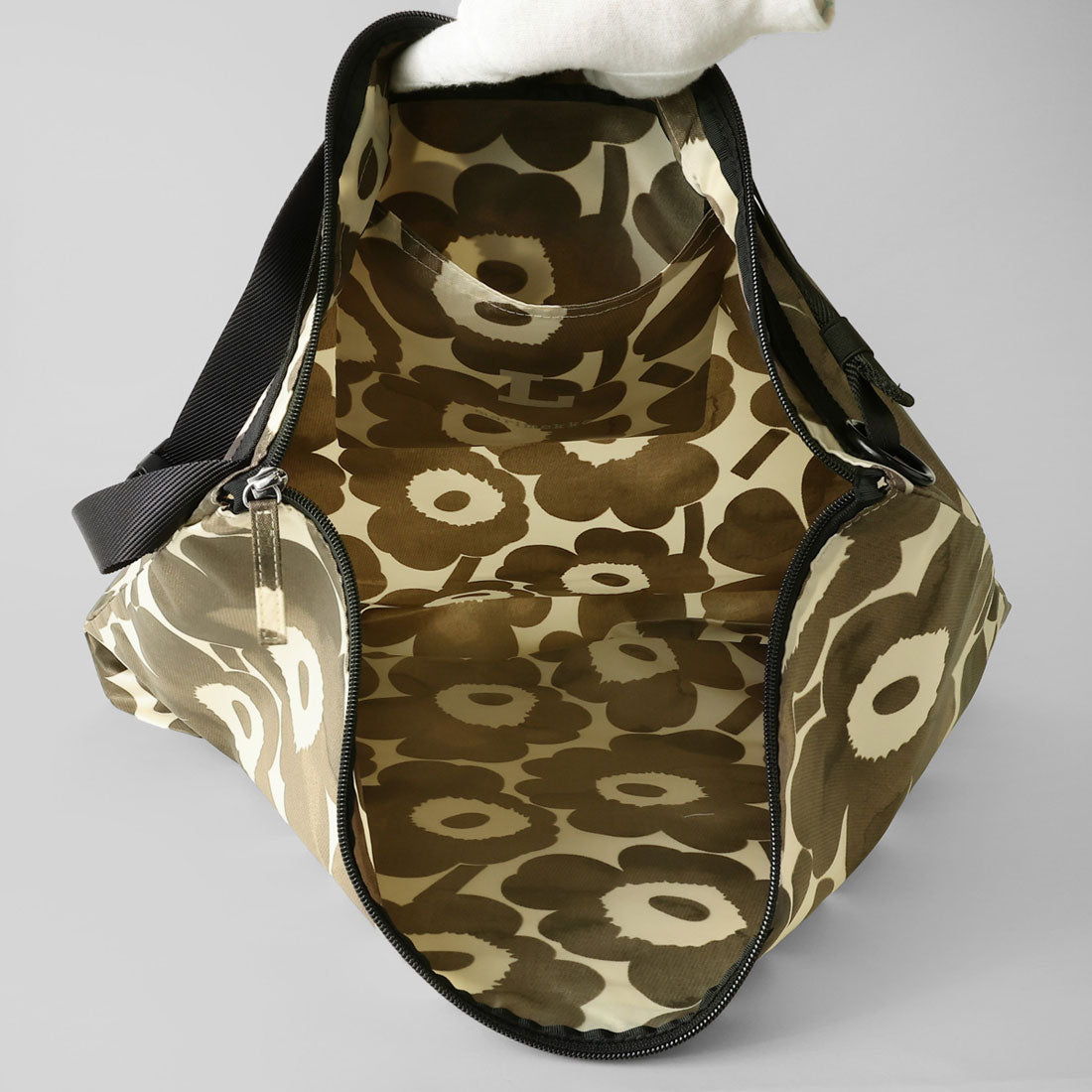 マリメッコ marimekko トートバッグ ウニッコ NEAT CROSSBODY L 094576 868 (ライトイエロー/ベージュ) ライトイエロー/ベージュ