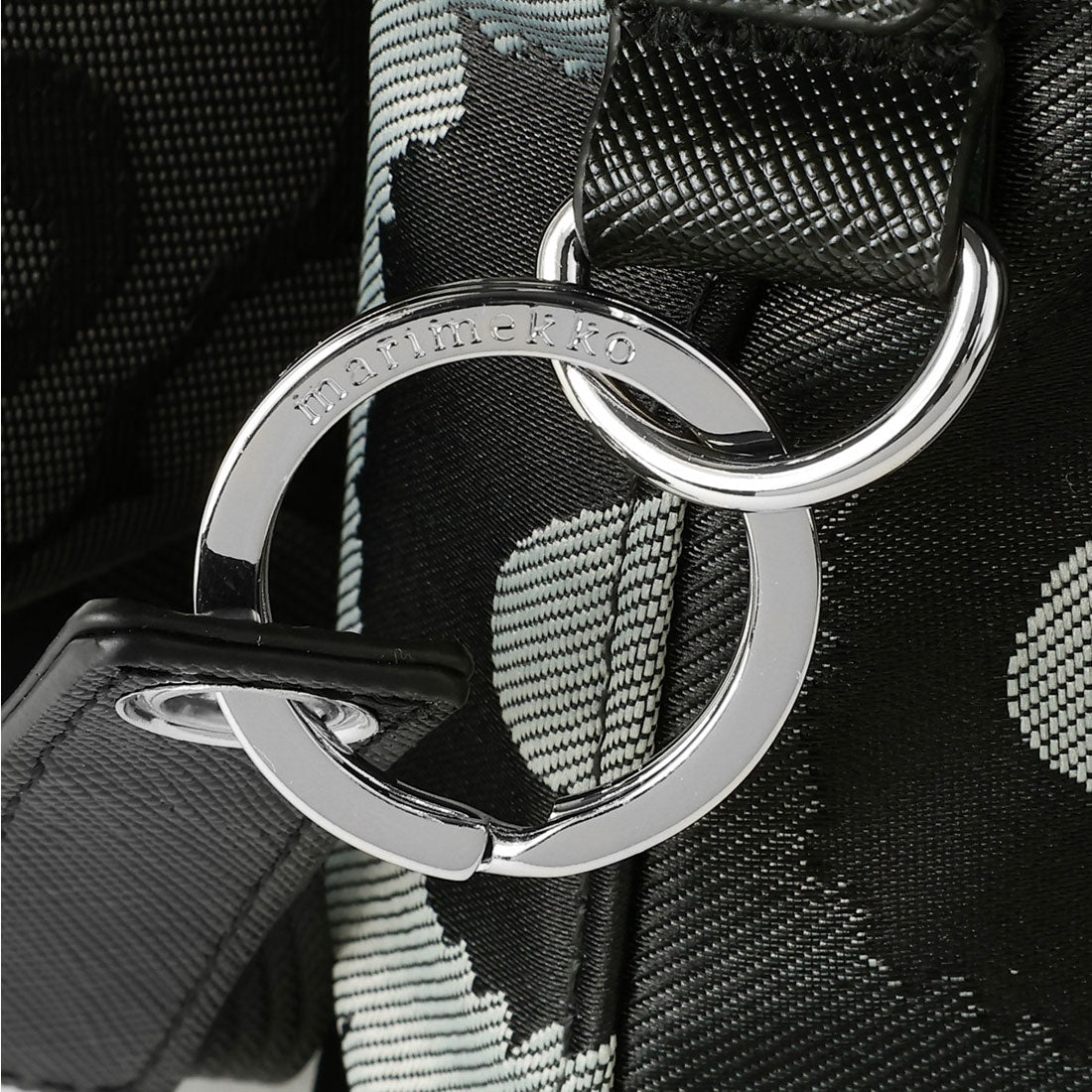 マリメッコ marimekko ショルダーバッグ ウニッコ MINI MESSENGER 094808 990 (グレー/ダークグレー/ブラック) グレー/ダークグレー/ブラック