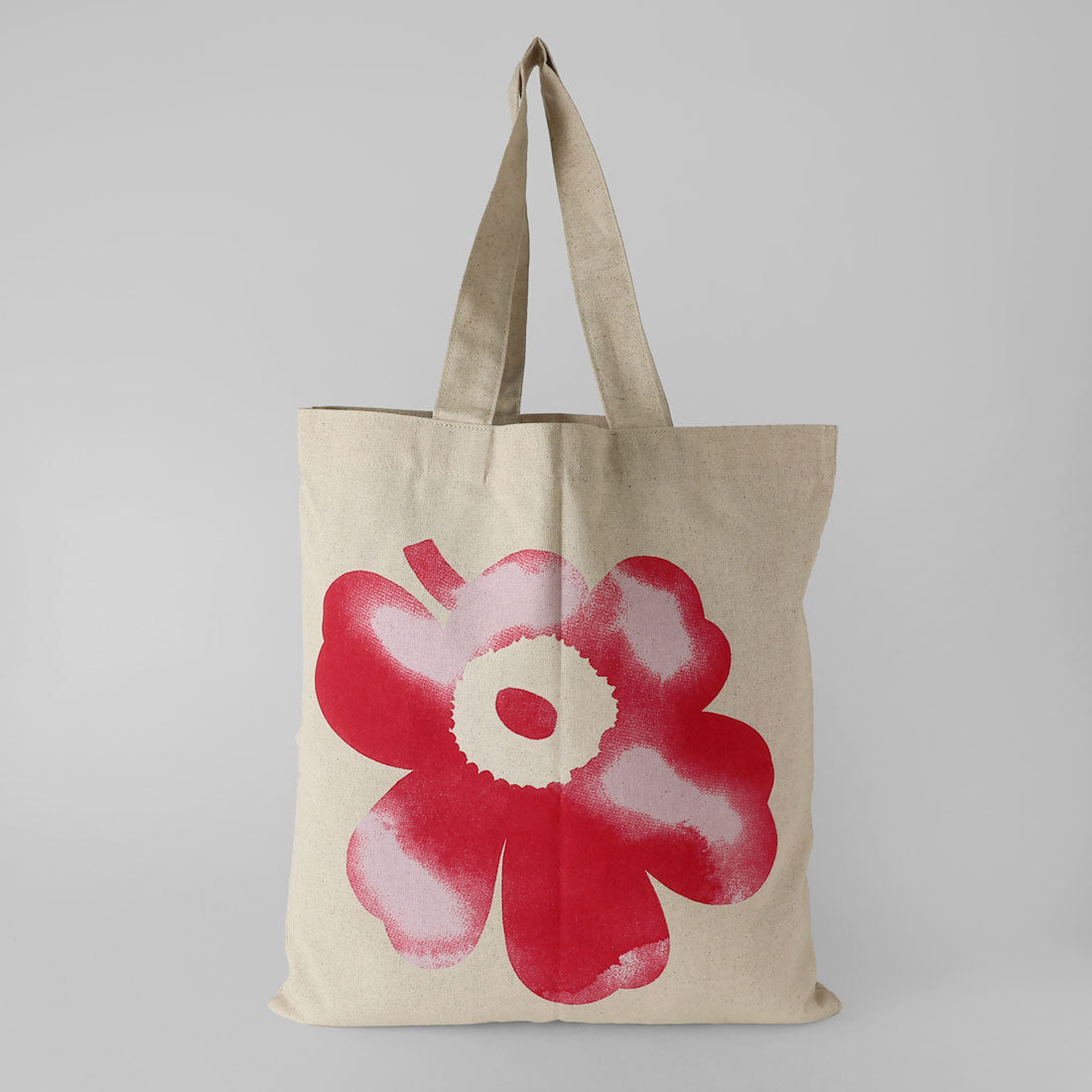 マリメッコ marimekko トートバッグ ヴァンッカ アクアレッリ ウニッコ TOTE BAG 094598 843 (ライラック/レッド) ライラック/レッド