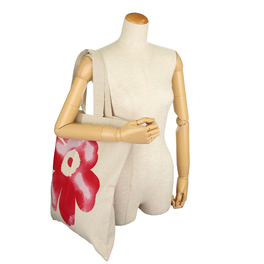 マリメッコ marimekko トートバッグ ヴァンッカ アクアレッリ ウニッコ TOTE BAG 094598 843 (ライラック/レッド) ライラック/レッド