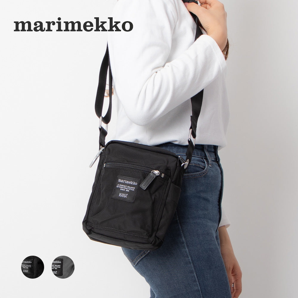 マリメッコ marimekko 026992 ショルダーバッグ ROADIE レディース バック 肩掛け カジュアル CASH & CARRY ローディー ROADIE (ブラック) ブラック