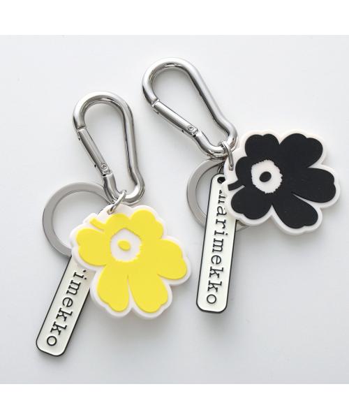 マリメッコ marimekko marimekko キーリング Aallokas Unikko Kioski 095326 (910/ブラック) 910/ブラック