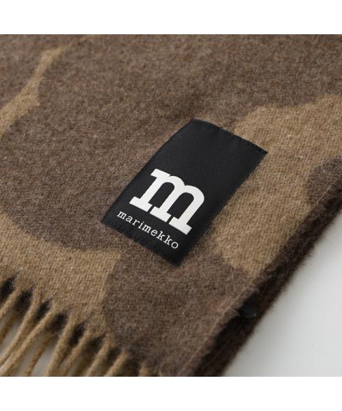 マリメッコ marimekko marimekko マフラー Identtinen Unikko ウニッコ 094906 (999/ブラック) 999/ブラック