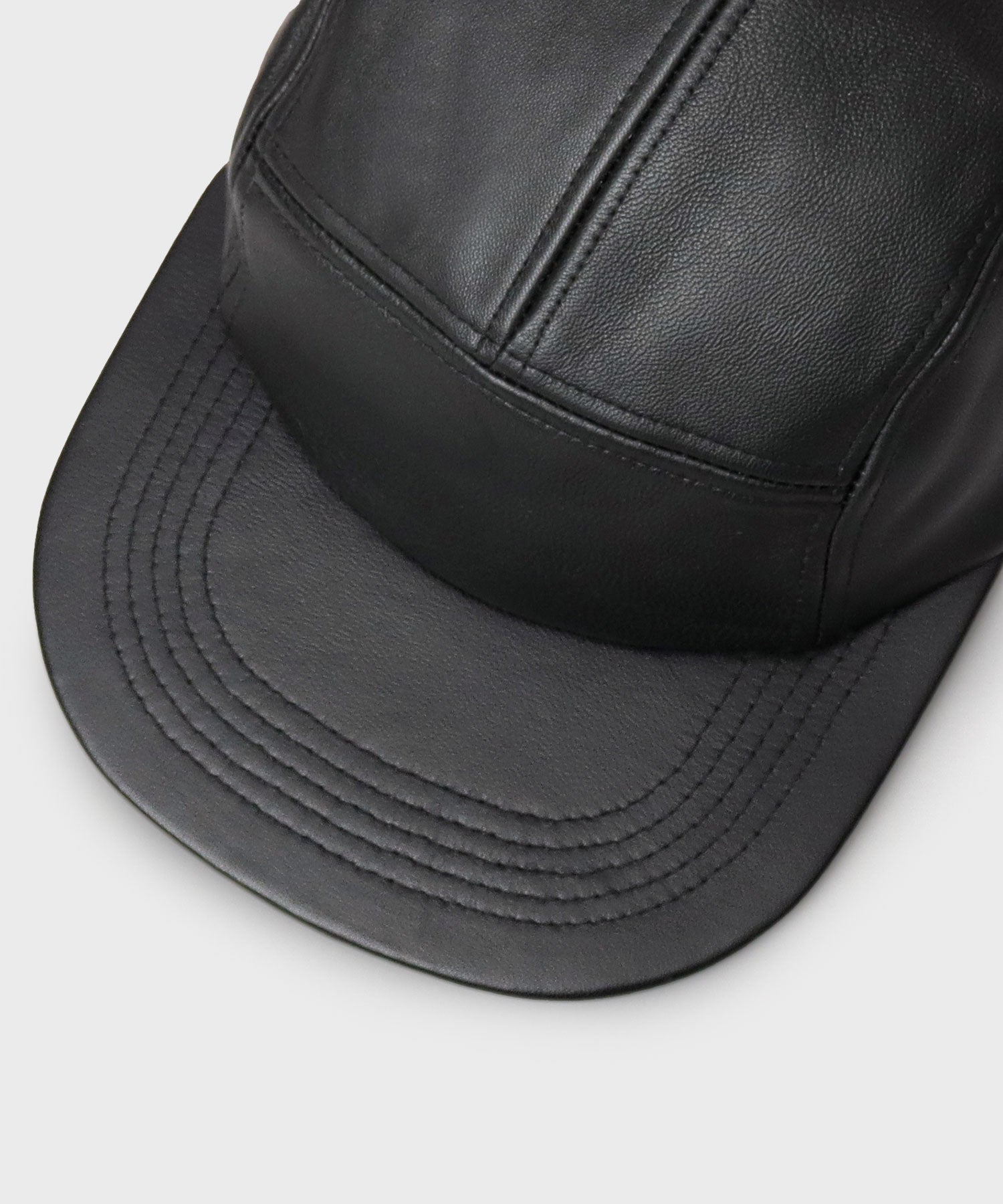 ミスターカバー Mr.COVER キャップ ジェットキャップ つば長め つば広 平つば 帽子 レザー 本革 レザーキャップ 無地