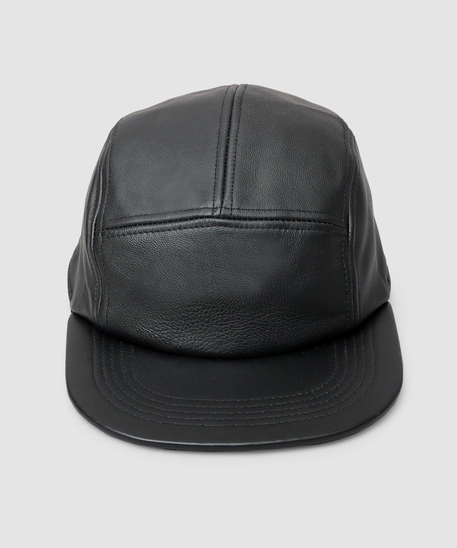 ミスターカバー Mr.COVER キャップ ジェットキャップ つば長め つば広 平つば 帽子 レザー 本革 レザーキャップ 無地