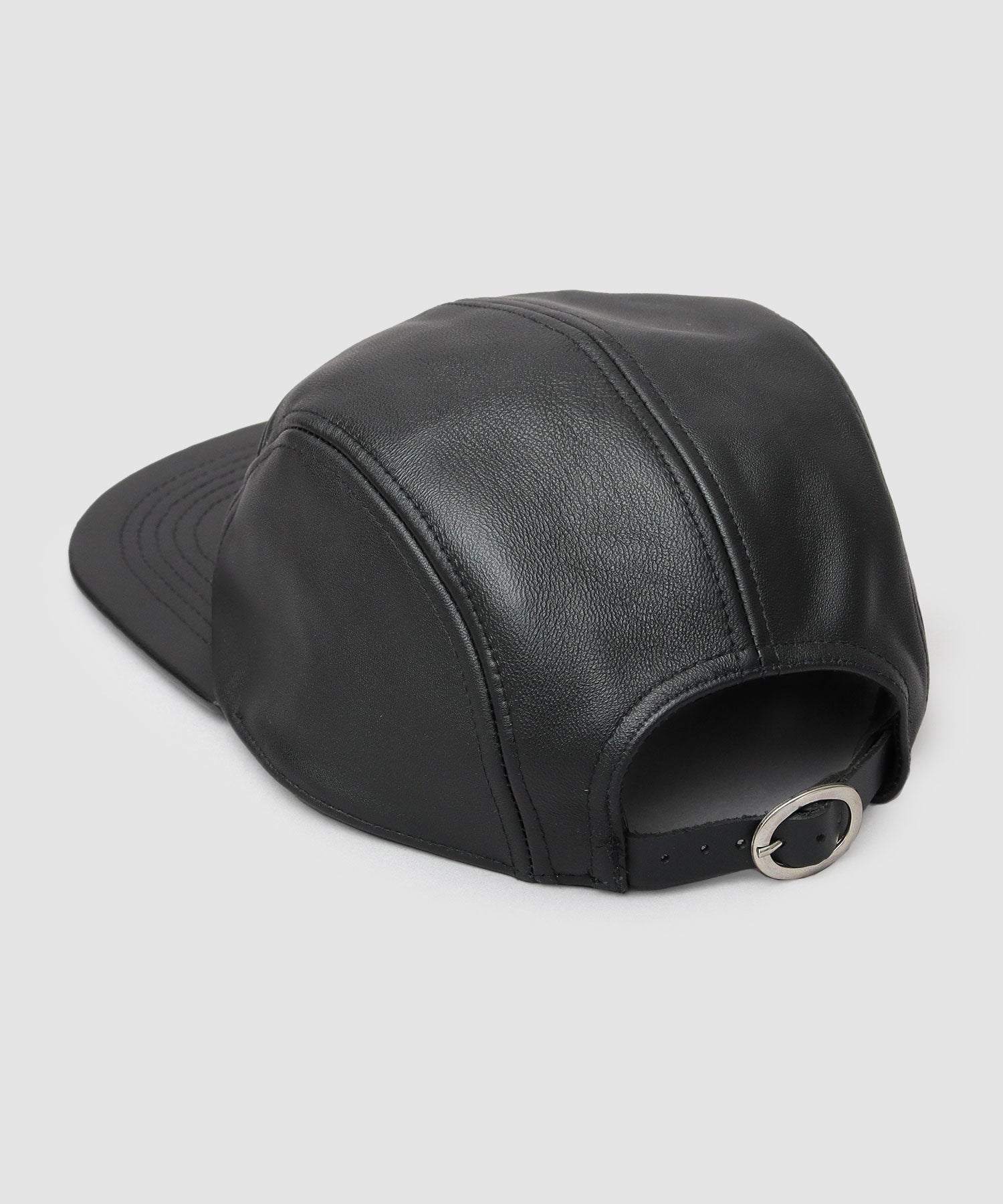 ミスターカバー Mr.COVER キャップ ジェットキャップ つば長め つば広 平つば 帽子 レザー 本革 レザーキャップ 無地