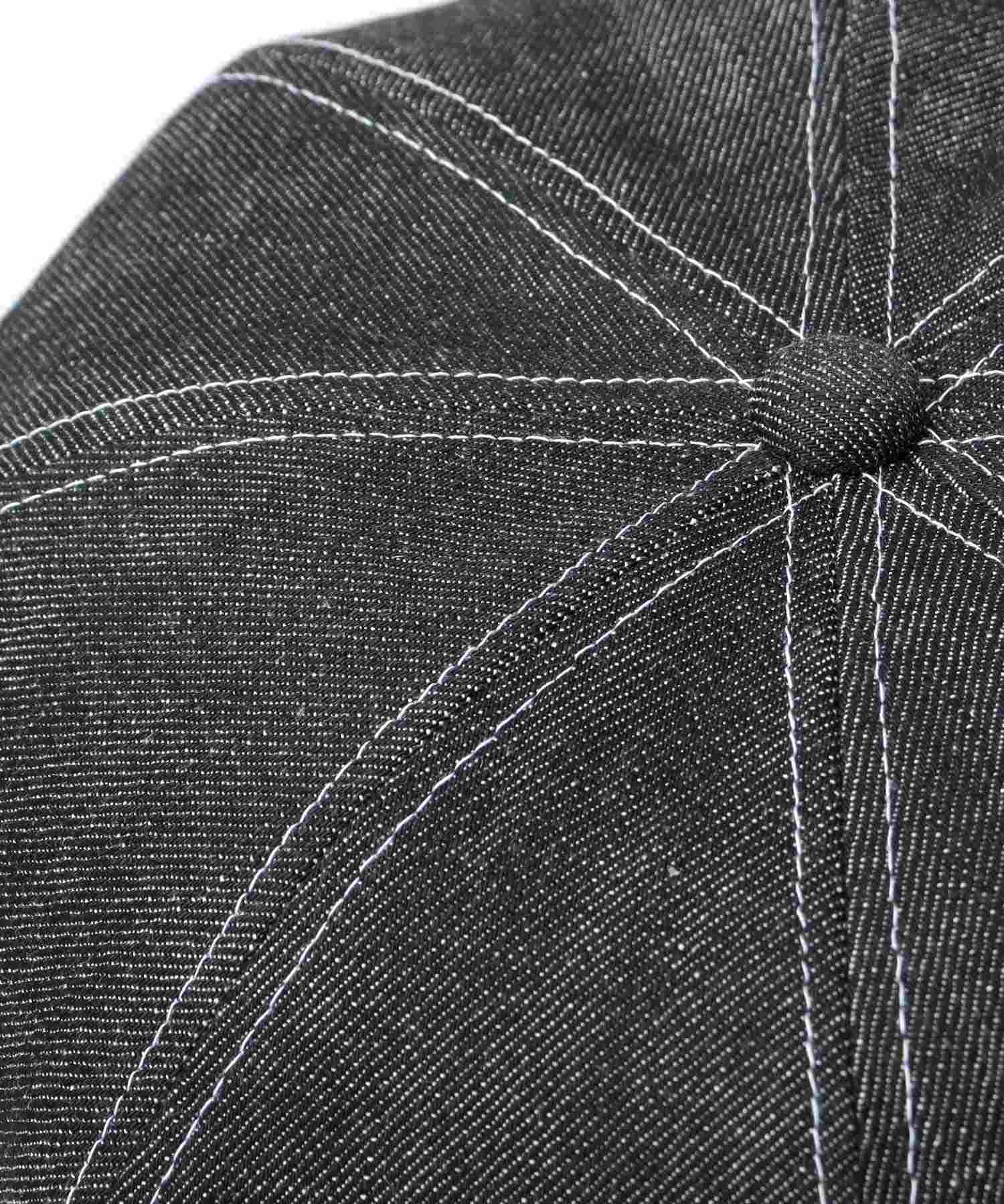 ミスターカバー Mr.COVER 日本製 12オンス 岡山産 リジットデニム ボリューム パネルベレー帽 (ネイビー) ネイビー