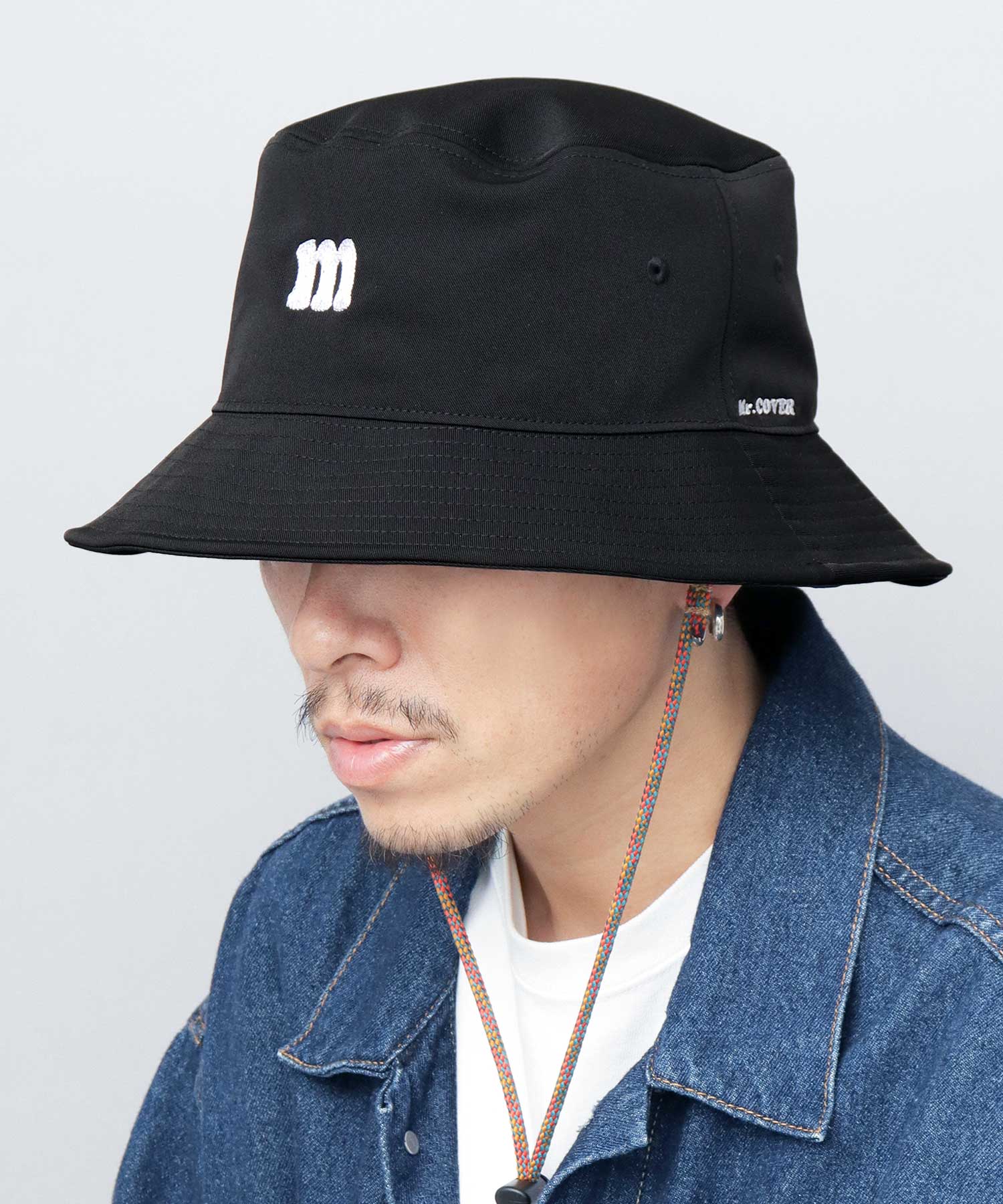 Mr.COVER 長簷深女式帽子 遮陽寬簷寬簷水桶帽