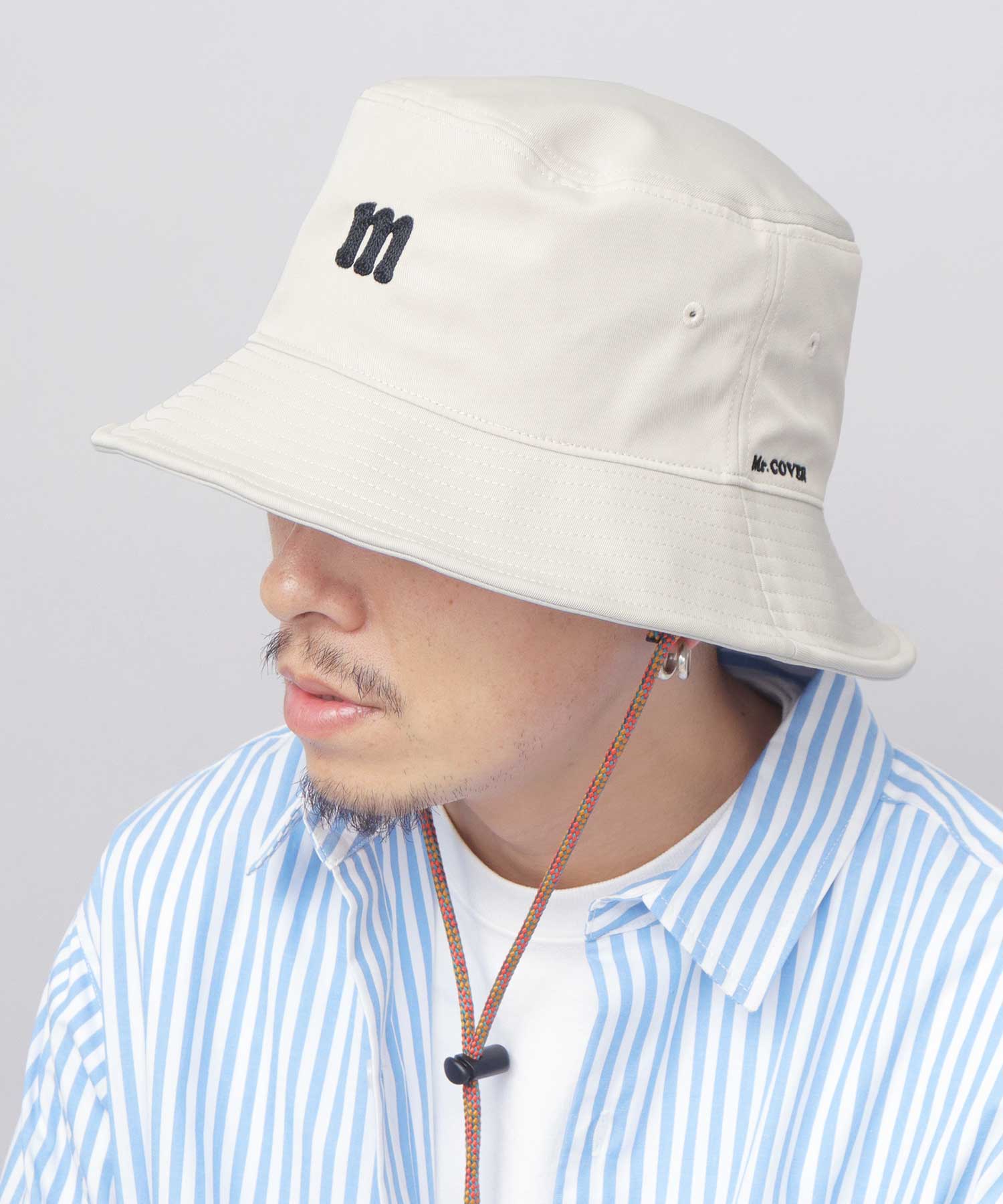 Mr.COVER 長簷深女式帽子 遮陽寬簷寬簷水桶帽