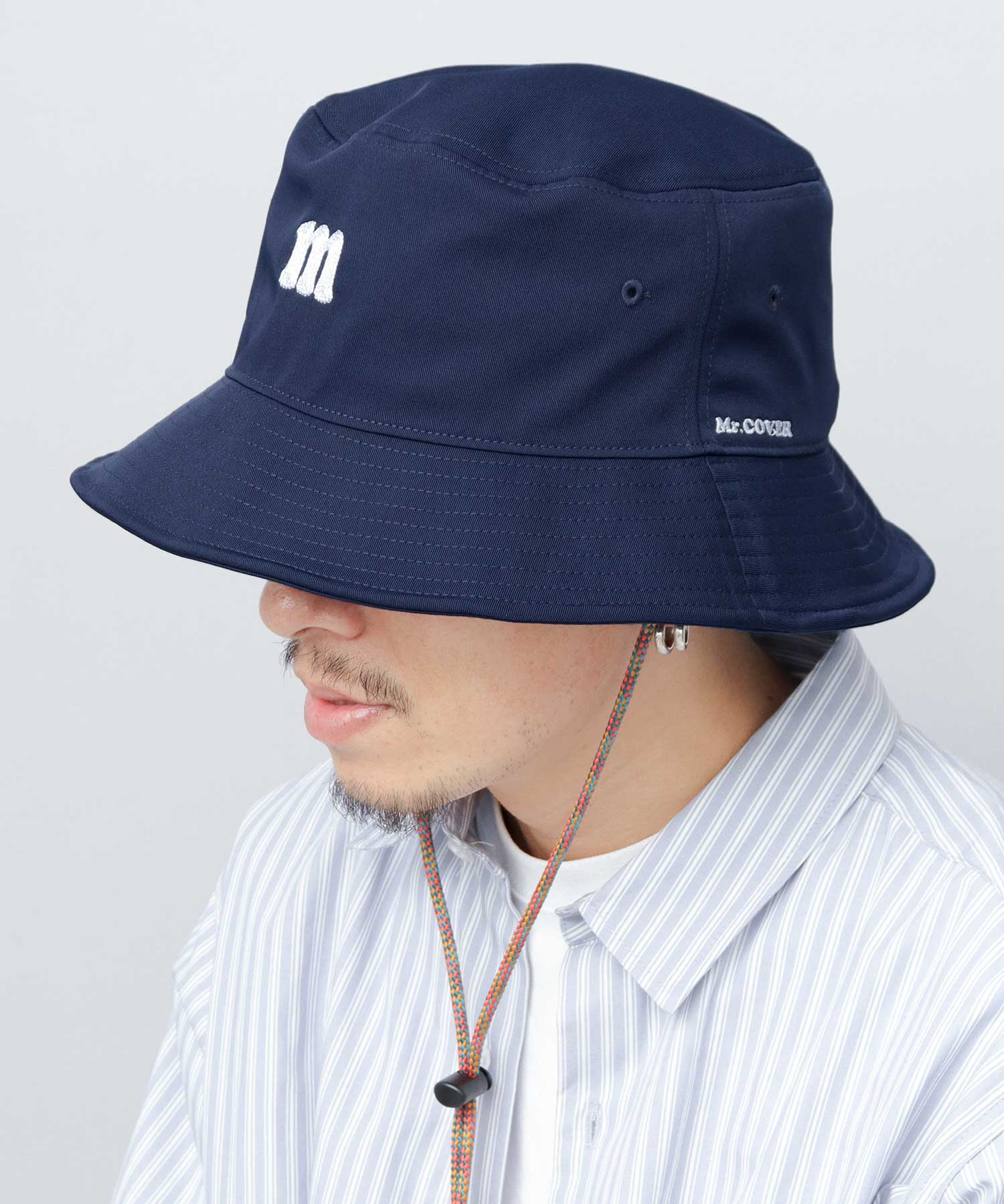 Mr.COVER 長簷深女式帽子 遮陽寬簷寬簷水桶帽