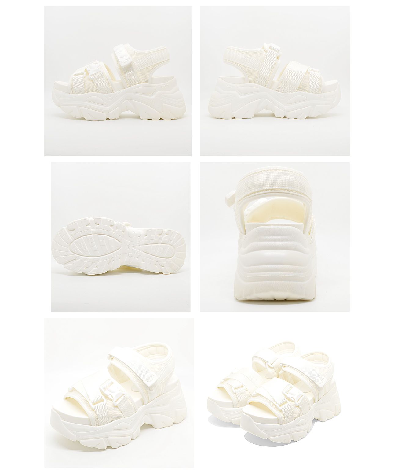 マフモフ Mafmof レディース サンダル 厚底 スポサン 445