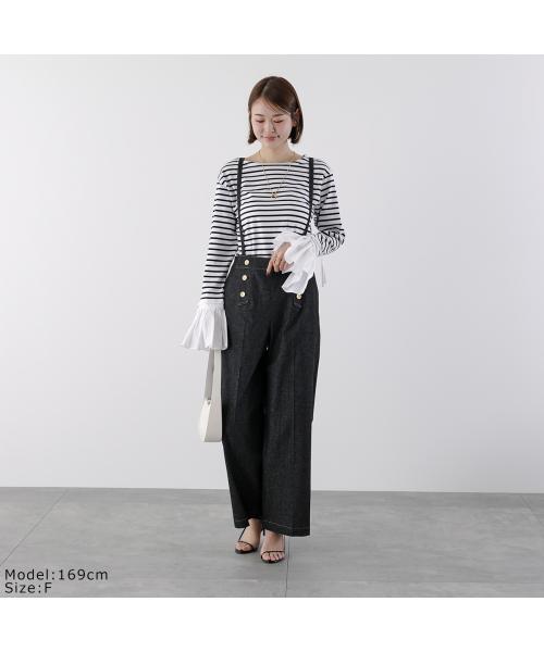 ミュール Mewl Mewl カットソー M251-85103 ボーダー フレアカフス (レッド+ホワイト) レッド+ホワイト