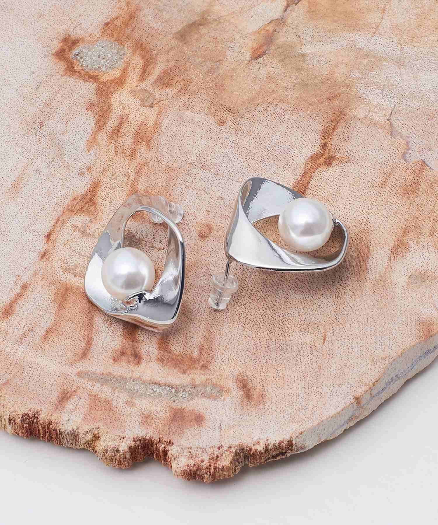 メリージェム Merry Gem 選べるバリエーション パールモチーフピアス KNF127 (シルバー系その他5) シルバー系その他5