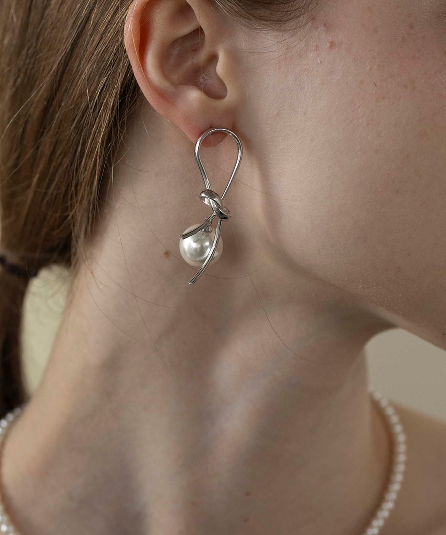 メリージェム Merry Gem 選べるバリエーション パールモチーフピアス KNF127 (シルバー系その他6) シルバー系その他6