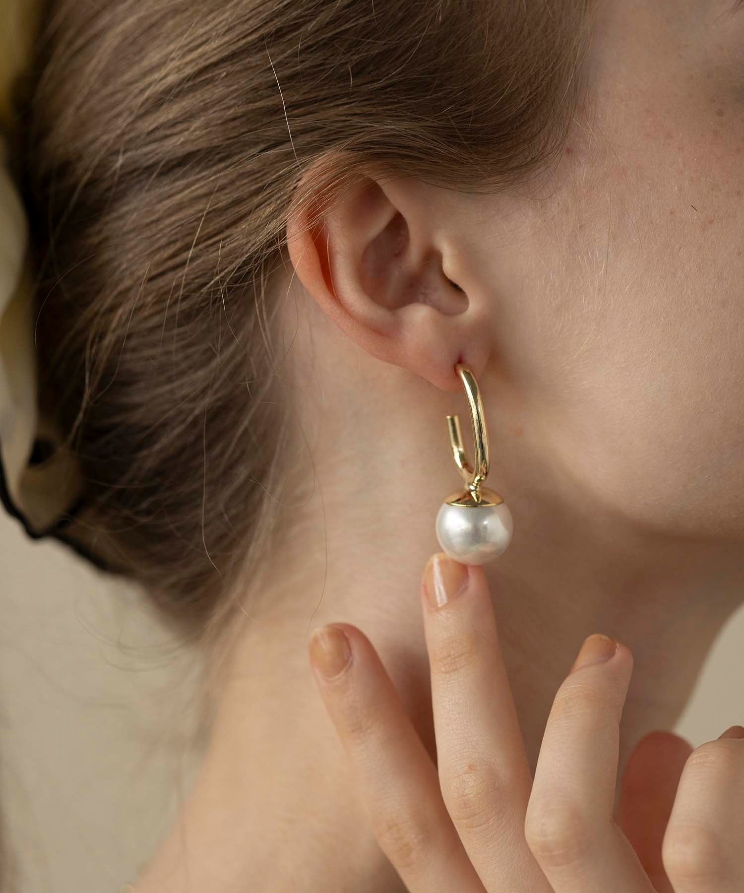 メリージェム Merry Gem 選べるバリエーション パールモチーフピアス KNF127 (ゴールド系その他3) ゴールド系その他3