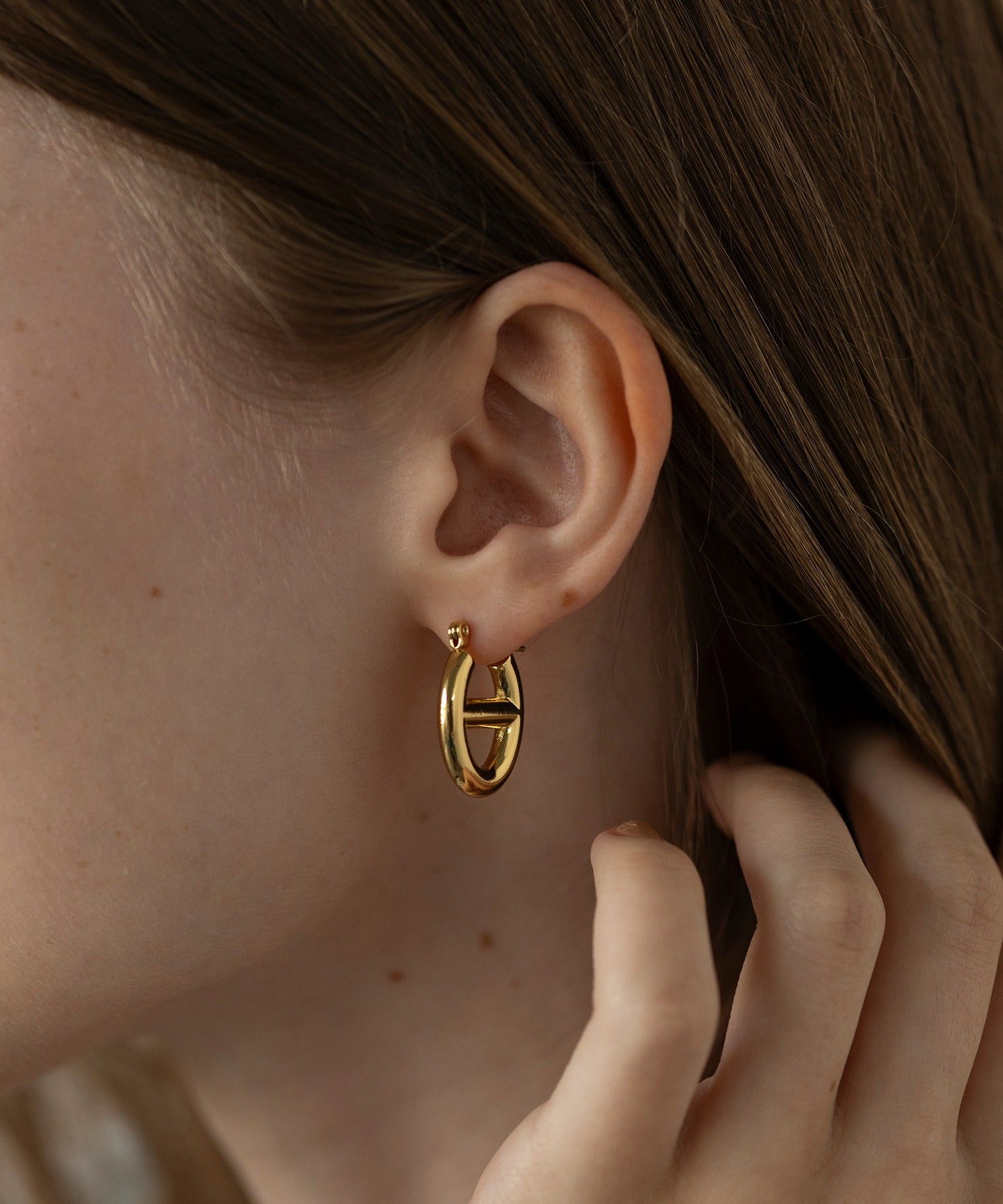 メリージェム Merry Gem 選べるバリエーション モチーフフープピアス KNF127 (ゴールド系その他3) ゴールド系その他3