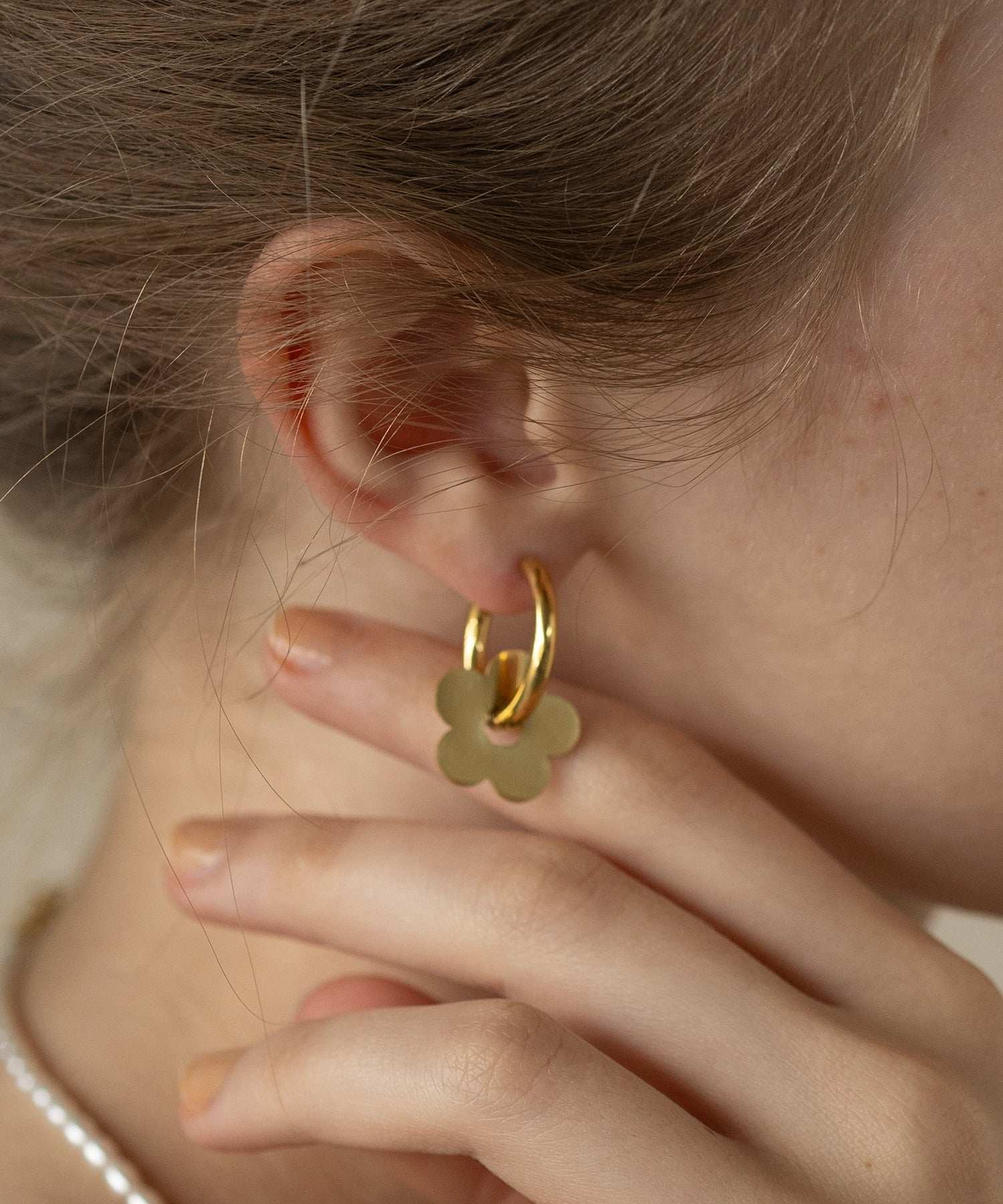 メリージェム Merry Gem 選べるバリエーション モチーフフープピアス KNF127 (ゴールド系その他2) ゴールド系その他2