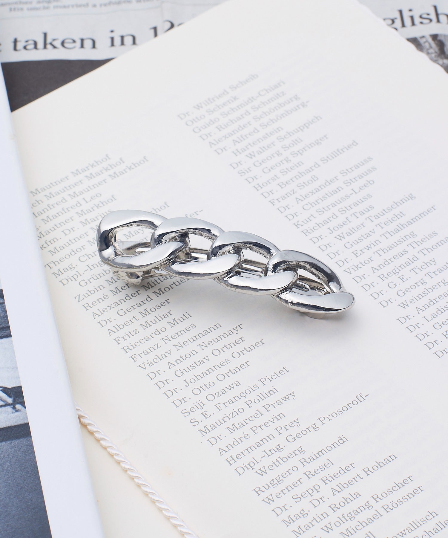 メリージェム Merry Gem 選べるバリエーション ヘアバレッタ KNF127 (シルバー系その他4) シルバー系その他4