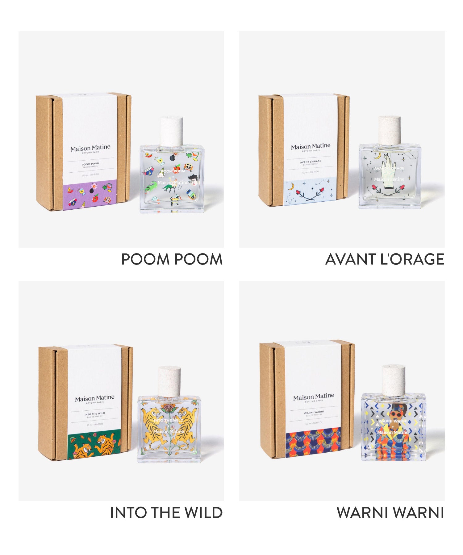 メゾン マティン Maison Matine メゾン マティン Maison Matine オードパルファム 50mL ユニセックス フレグランス 【返品不可商品】 (POOM POOM) POOM POOM