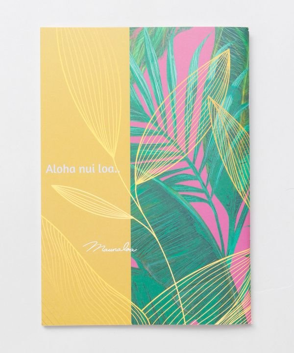 Maunaloa Banana Leaf Aloha Note