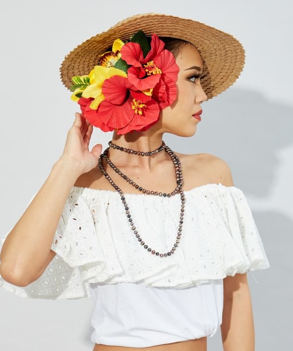 マウナロア Maunaloa モハラハイビスカスクリップ (レッド系その他) レッド系その他