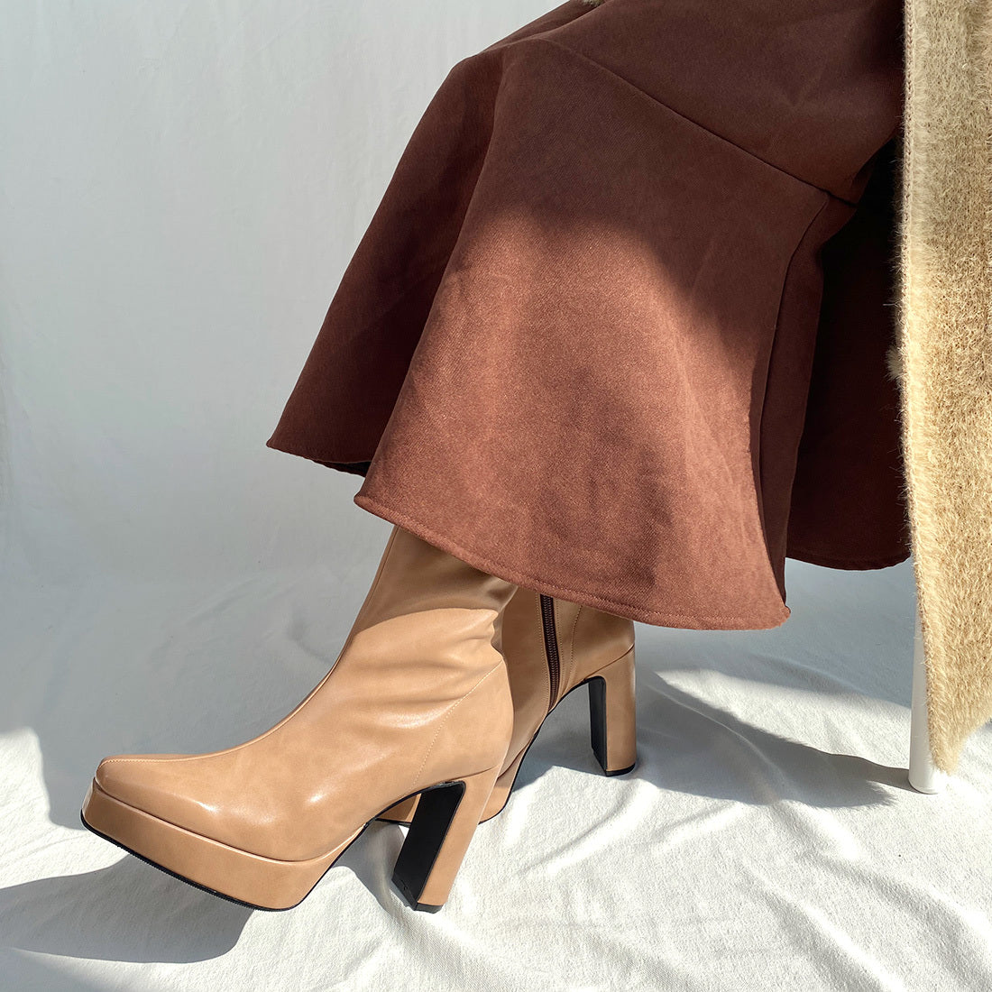 Mamian 10.5cm platform short boots/m74001