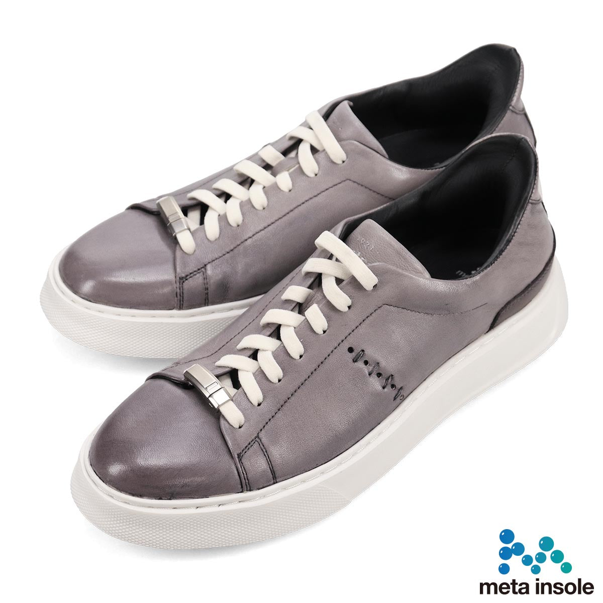 Just by wearing them, 'Fatigue Recovery' madras recovery shoes with meta insole equipped casual leather sneakers M594MT