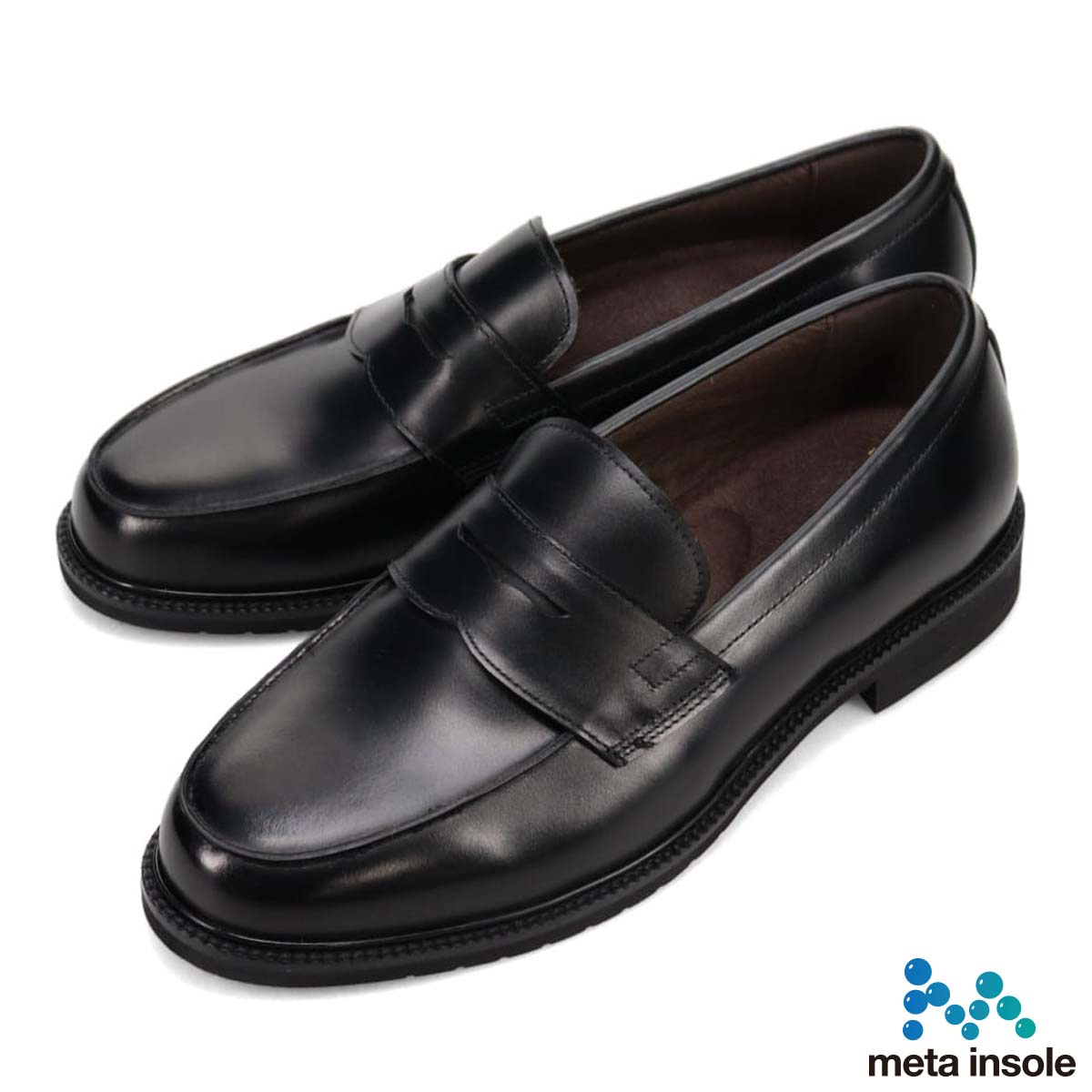 マドラス madras 【大きいサイズ】メタインソール搭載シューズ コインローファー MK883MT (ブラック) ブラック