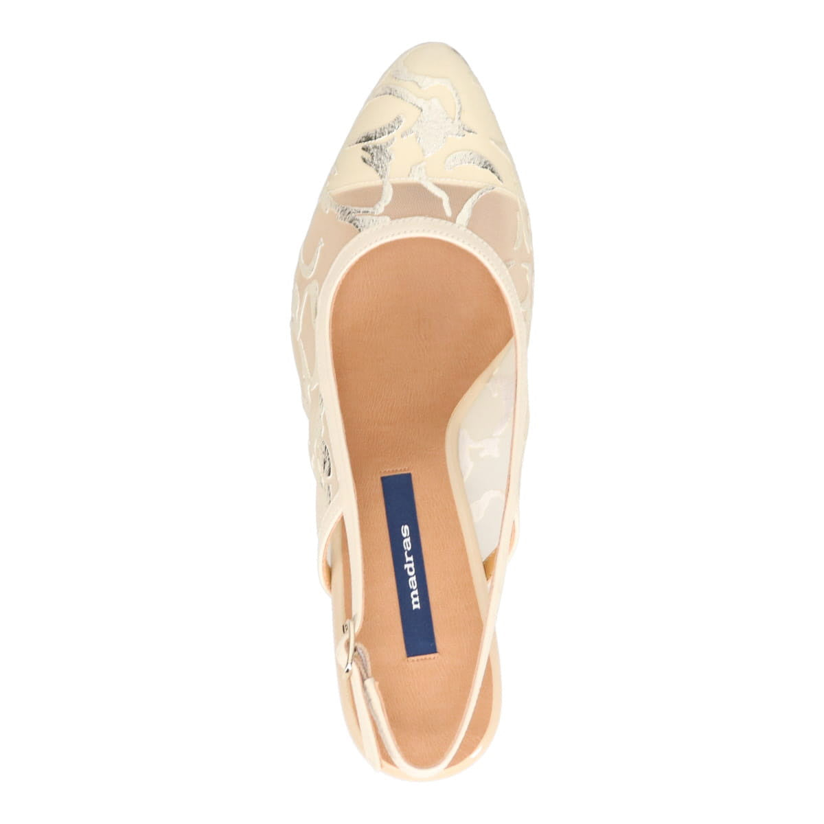 マドラス madras ≪2023SS新作≫【マドラス東京ファクトリー製】バックバンドチュールパンプス MAL0040S