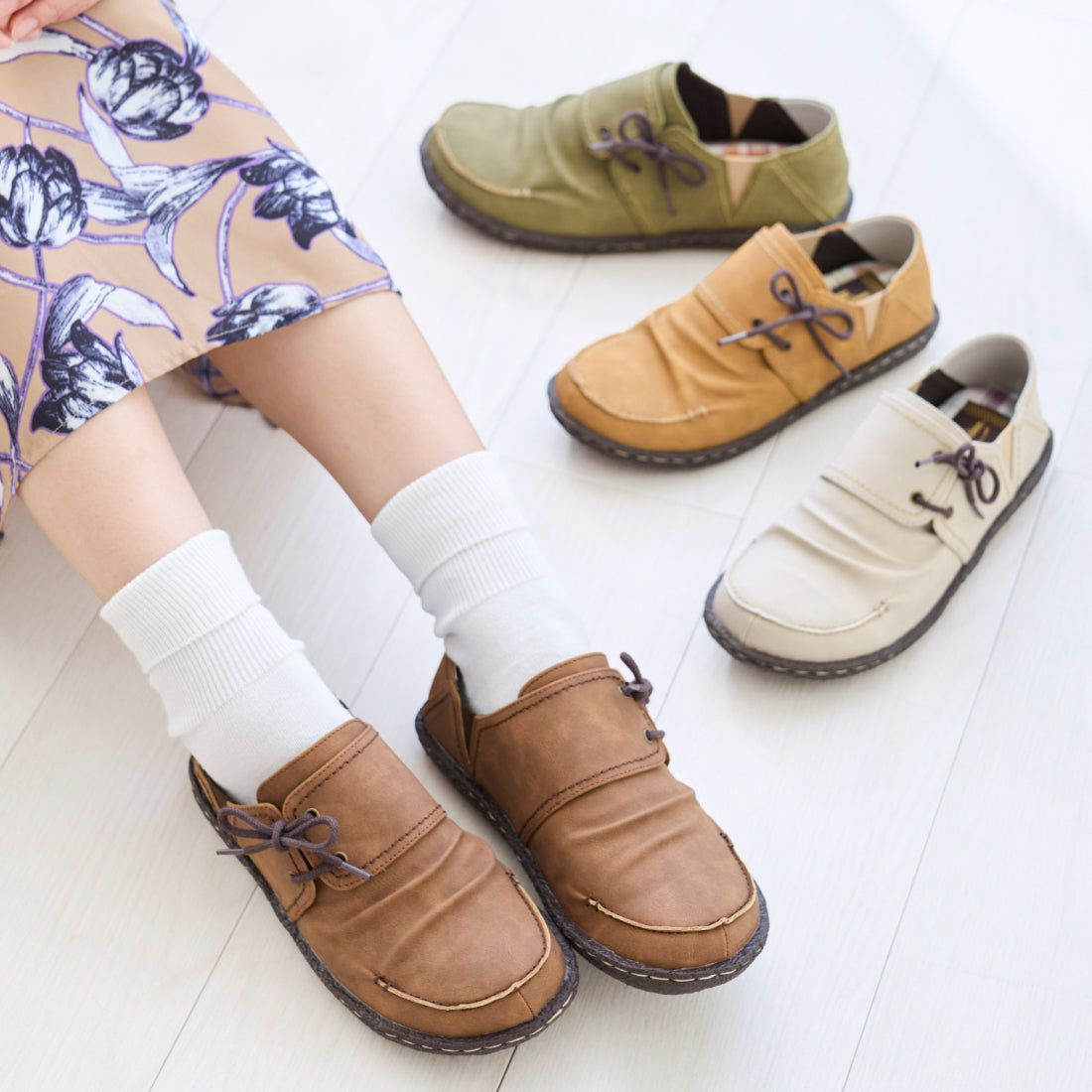 マーレマーレ maRe maRe サイドリボンコンフォートシューズKLZ00303 (MS) MS