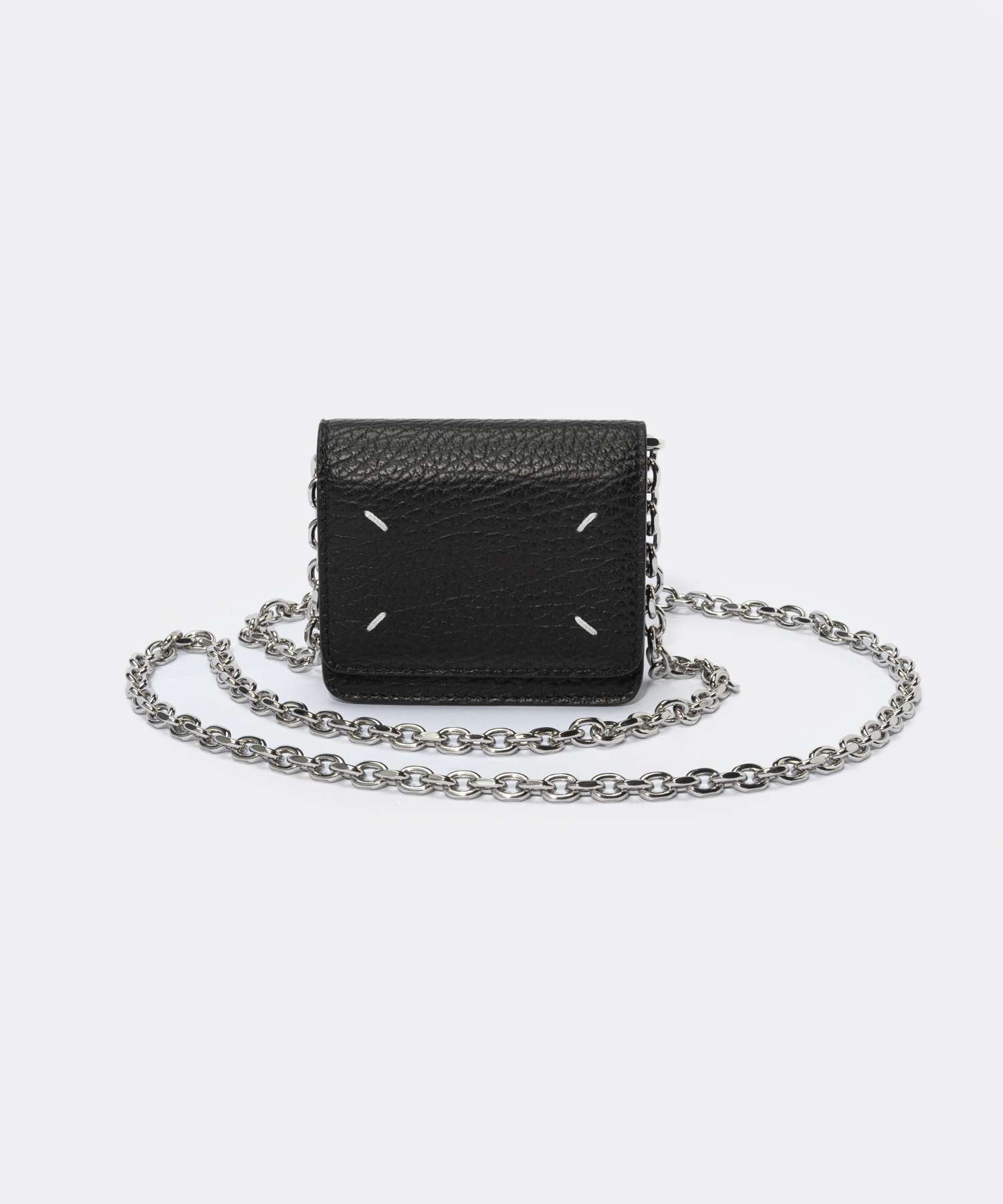メゾン マルジェラ MAISON MARGIELA SA3UI0009 P4455 小銭入れ レディース 財布 スモール チェーンウォレット コインケース ミニ財布 コンパクト WALLET ON CHAIN SMALL (ブラック) ブラック