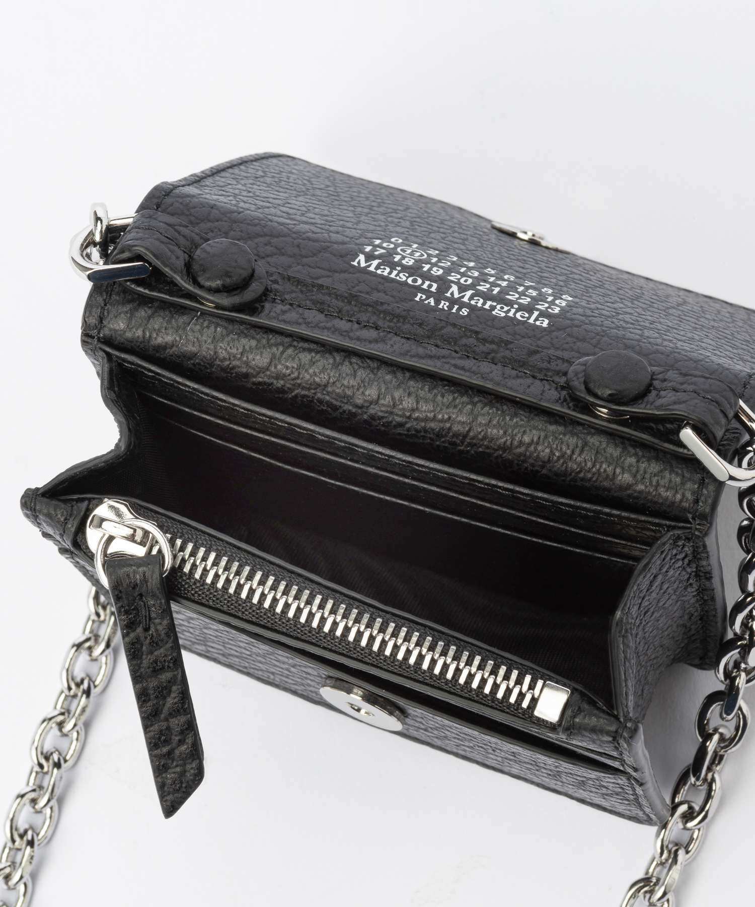 メゾン マルジェラ MAISON MARGIELA SA3UI0009 P4455 小銭入れ レディース 財布 スモール チェーンウォレット コインケース ミニ財布 コンパクト WALLET ON CHAIN SMALL (ブラック) ブラック