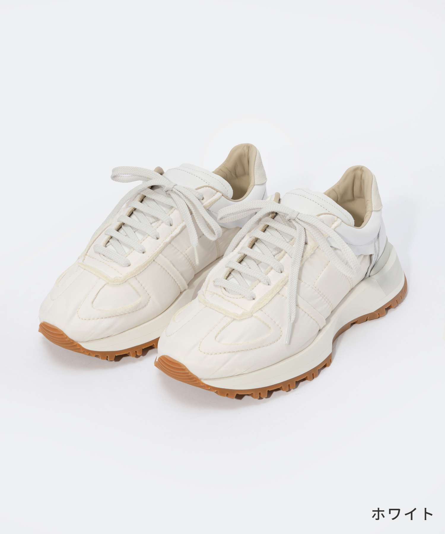 Maison Margiela Maison Margiela 50-50運動鞋S37WS0575 P4341男鞋跑步者進化號尼龍跑者進化24.0-29.5厘米