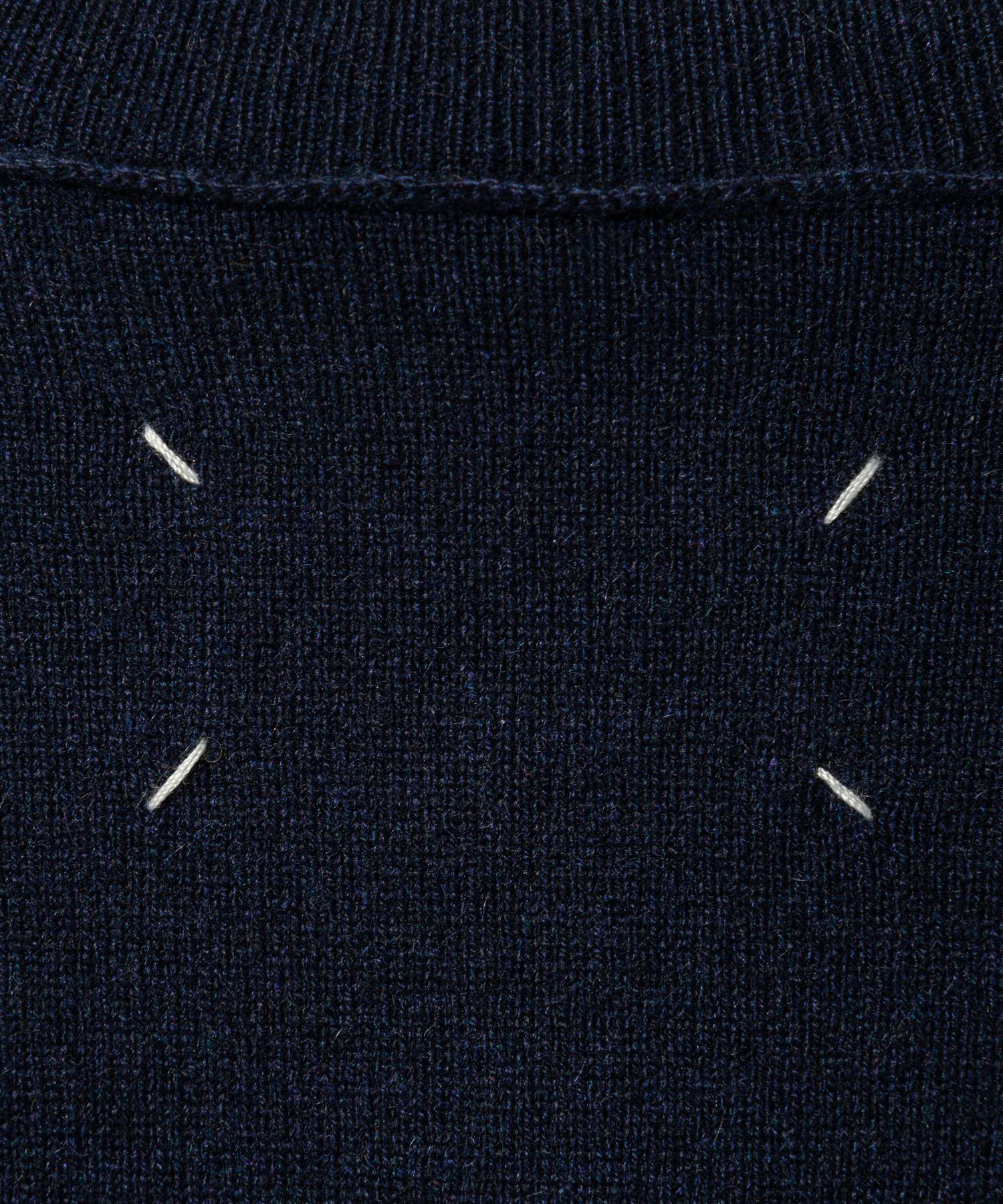 メゾン マルジェラ MAISON MARGIELA SI1HA0010 S17783 ニット PULLOVER メンズ トップス 長袖 ハイネック カシミア セーター ロングスリーブ タートルネック (ネイビー) ネイビー