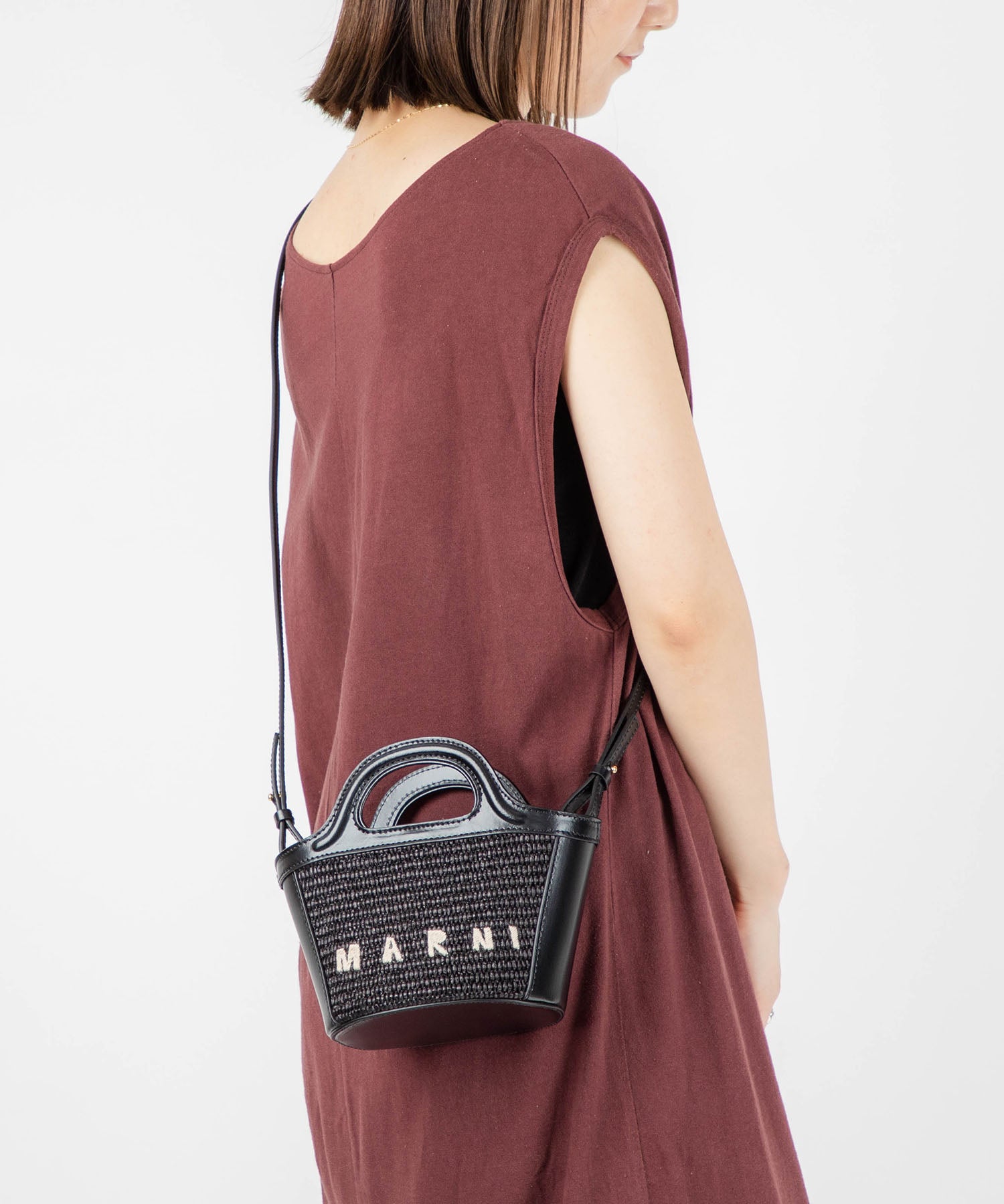 Marni MARNI Marni MARNI BMMP0067Q0 P3860 Shoulder Bag Tropicalia Micro Summer Ladies Bag Basket Bag TROPICALIA S