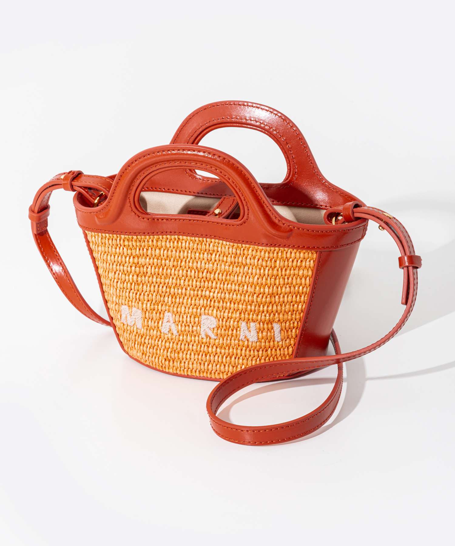 Marni MARNI Marni MARNI BMMP0067Q0 P3860 Shoulder Bag Tropicalia Micro Summer Ladies Bag Basket Bag TROPICALIA S