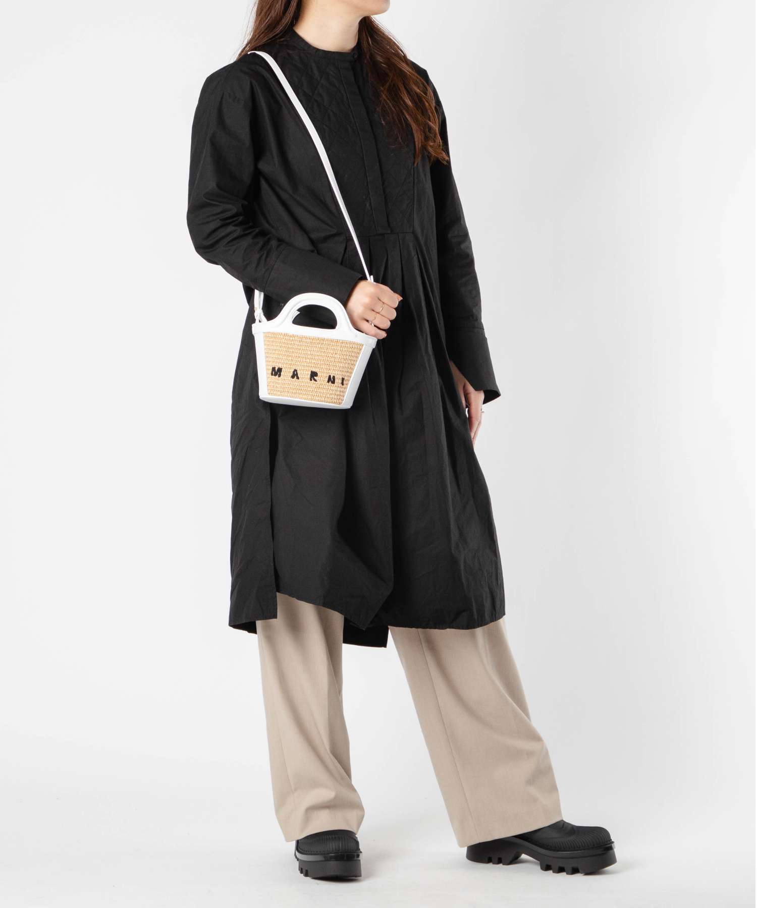 Marni MARNI Marni MARNI BMMP0067Q0 P3860 Shoulder Bag Tropicalia Micro Summer Ladies Bag Basket Bag TROPICALIA S