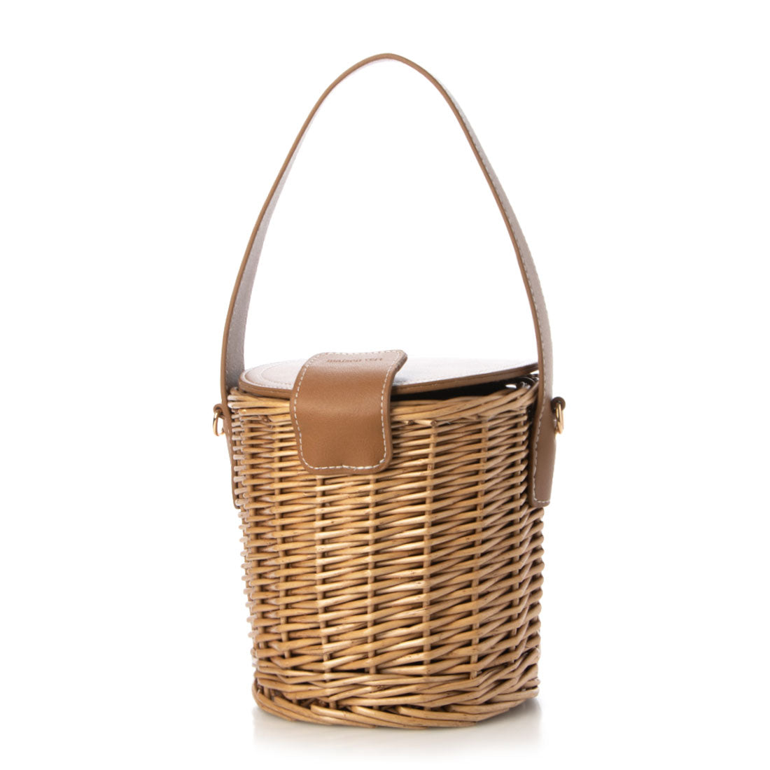 メゾンヴェール maison vert 【柳バスケット使用】バケツかごバッグ