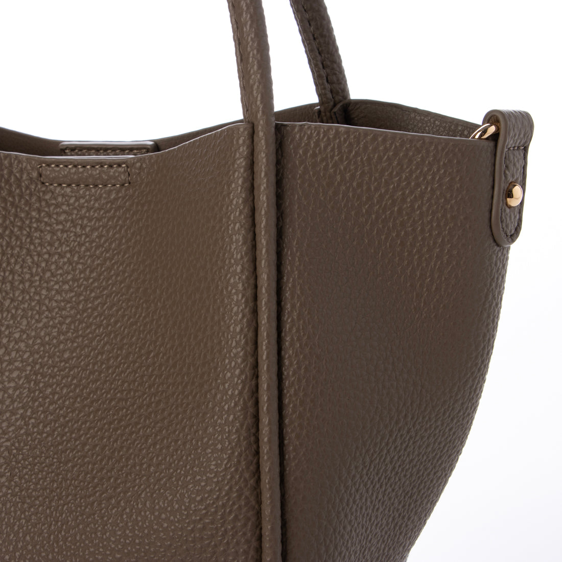 メゾンヴェール maison vert 【軽量・ミニポーチ付き】2WAYトート (ライトベージュ) ライトベージュ