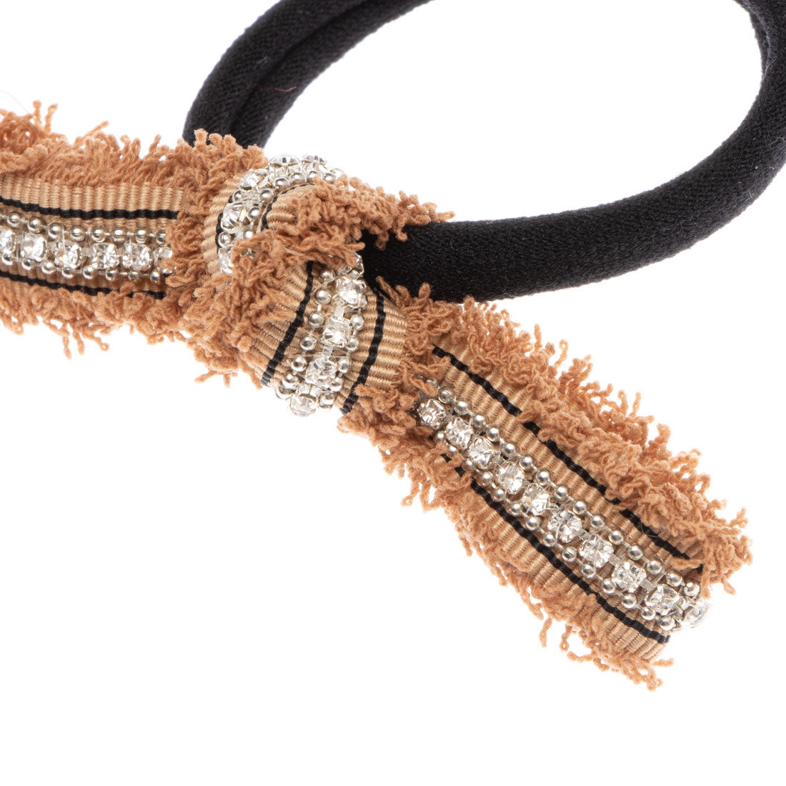 マ シェール コゼット ma chere cosette 【WEB限定】チェーン刺繍リボンヘアゴム