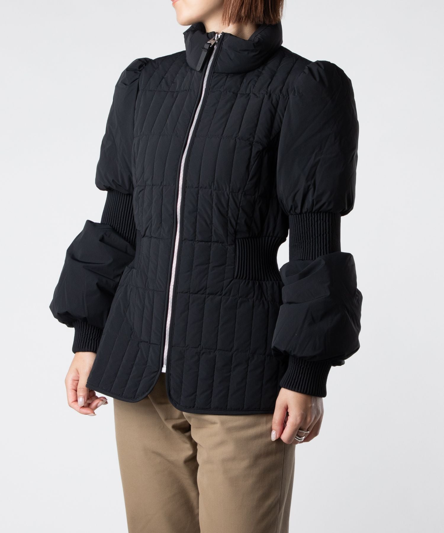 マッカージュ MACKAGE マッカージュ MACKAGE FELICIA フェリシア Mixed Media Jacket ミクスト メディアジャケット ダウンジャケット レディース アウター (BLACK(C0001)/ブラック) BLACK(C0001)/ブラック