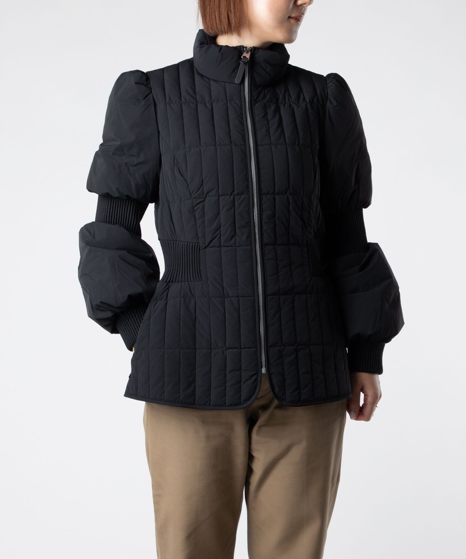 マッカージュ MACKAGE マッカージュ MACKAGE FELICIA フェリシア Mixed Media Jacket ミクスト メディアジャケット ダウンジャケット レディース アウター (BLACK(C0001)/ブラック) BLACK(C0001)/ブラック