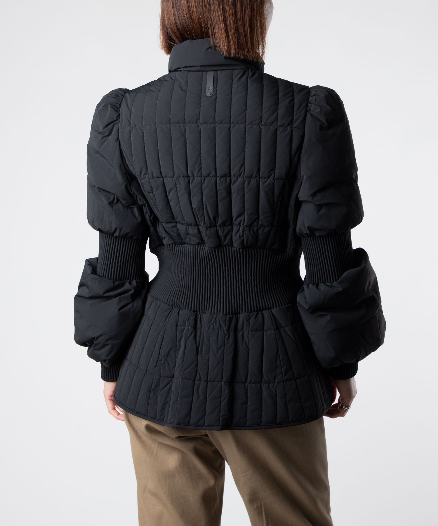 マッカージュ MACKAGE マッカージュ MACKAGE FELICIA フェリシア Mixed Media Jacket ミクスト メディアジャケット ダウンジャケット レディース アウター (BLACK(C0001)/ブラック) BLACK(C0001)/ブラック