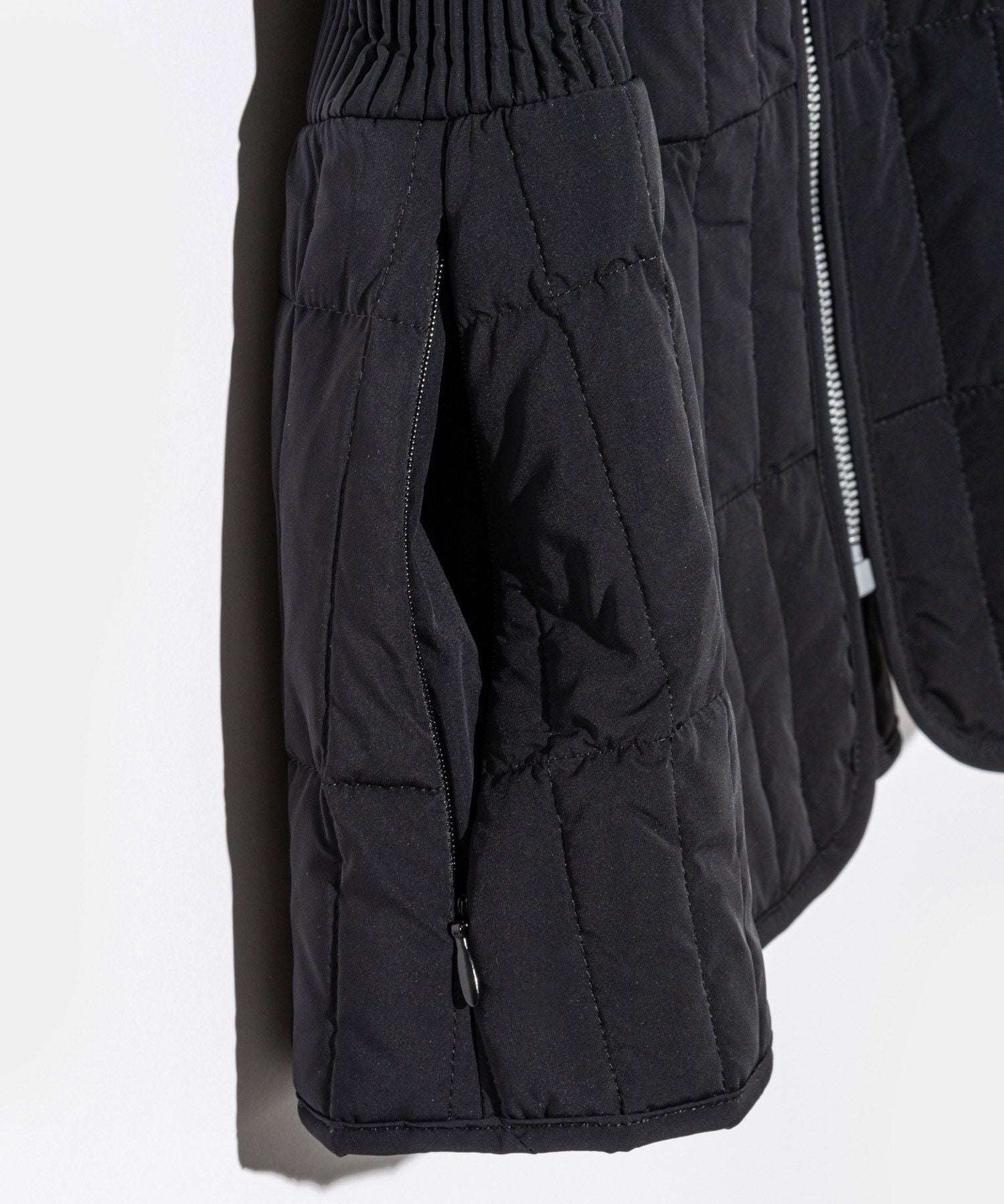 マッカージュ MACKAGE マッカージュ MACKAGE FELICIA フェリシア Mixed Media Jacket ミクスト メディアジャケット ダウンジャケット レディース アウター (BLACK(C0001)/ブラック) BLACK(C0001)/ブラック